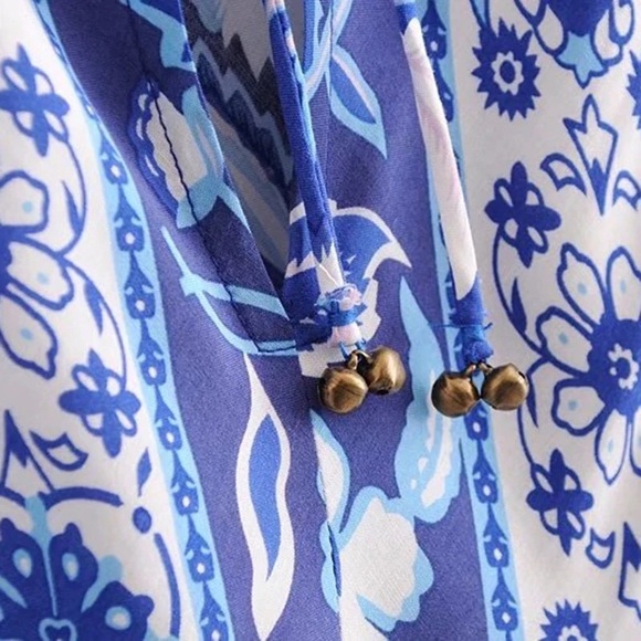 Bohemian Floral Top - Picture 6 of 7